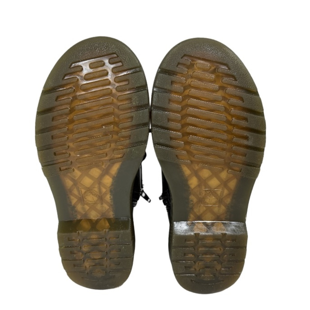 DR MARTENS | Black Patent Leather Lace Up Boot Junior 1460 Punky School Summer - Picture 12 of 16